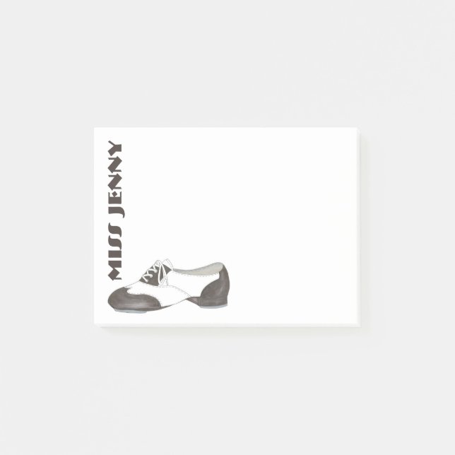Post-it® Cadeau personnalisé Tap Chaussure Studio Danse (Devant)
