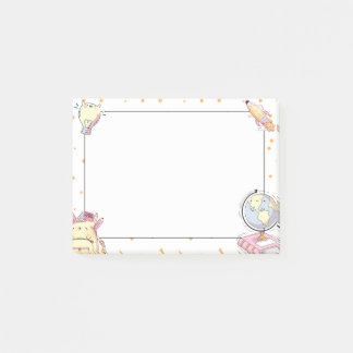 Post-it® Cadeaux Kawaii de Fournitures Scolaires pour Ensei