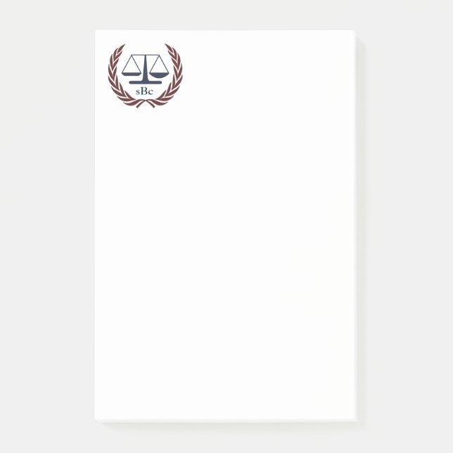 Post-it® Cadeaux personnalisés d'avocat (Devant)