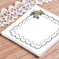Cadre Floral Arrondi Minimaliste Cottagecore