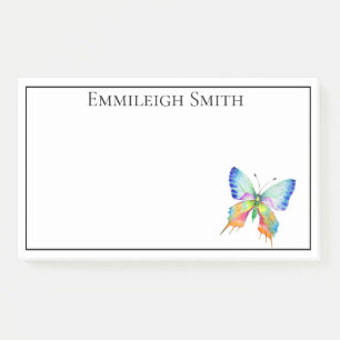 Post-it® Cadres personnalisés Arc-en-ciel Papillon Post it 