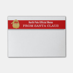 Post-it® Cahier de notes du pôle Nord du Père Noël