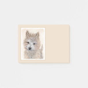 Post-it® Cairn Terrier Peinture Chiot - Art Chien original