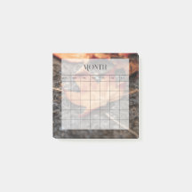 Calendrier mensuel minimaliste moderne