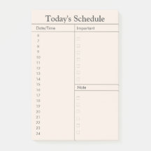 Calendrier quotidien minimal