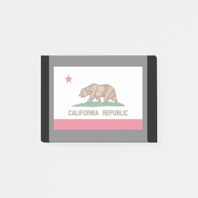 Post-it® California State Flag Design (Devant)