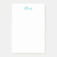 Calligraphie de nom Script Plain Simple Blanc Bleu