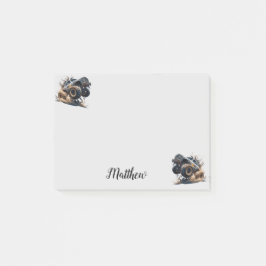 Post-it® Camion Monster de course Black White