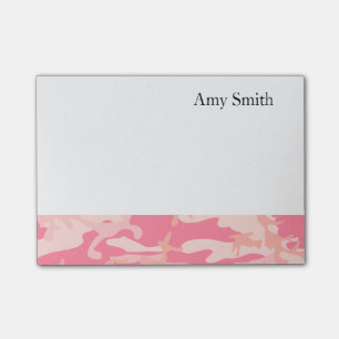 Post-it® Camo Courrier--Note-Rose