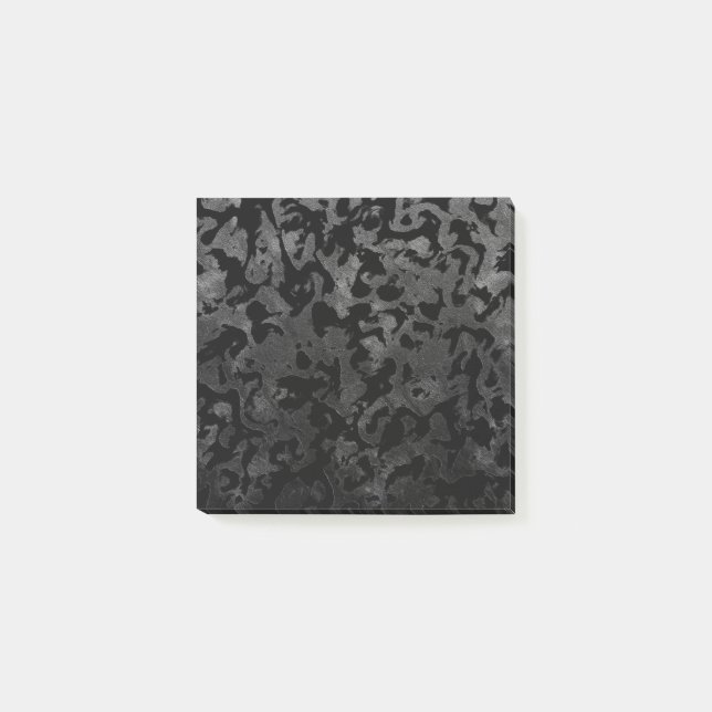 Post-it® Camouflage moderne Camo-noir et gris foncé (Devant)