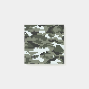 Post-it® Camouflage urbain numérique à 8 bits / Camo