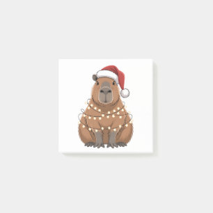 Post-it® Capybara Noël Correspondant Drôle de Père Noël
