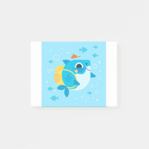 Post-it® caricature à l'effigie des requins