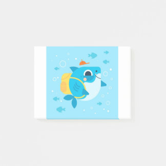 Post-it® caricature à l'effigie des requins