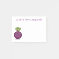 Caricature de betterave mignonne et violette