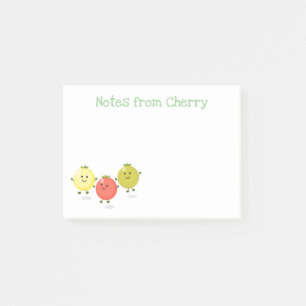 Post-it® Caricature de tomates cerises jolies