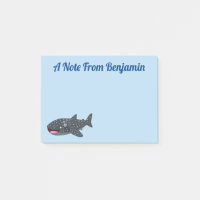 Caricature joli requin baleine joyeux