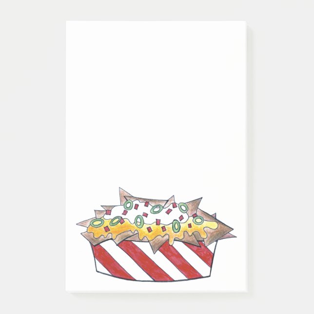 Post-it® Carnaval Nacho Fromage Nachos Poster (Devant)