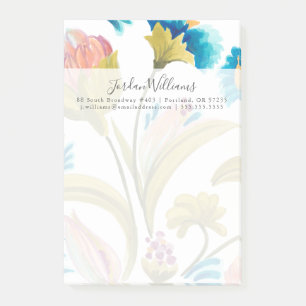 Post-it® Carreaux floraux de l'abbaye - Fleurs de printemps