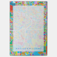 Carte colorée d'Atlanta