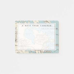 Post-it® Carte des routes du Canada - Canada Air Mail