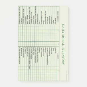 Post-it® Carte d'inventaire Moral Quotidien Post-It