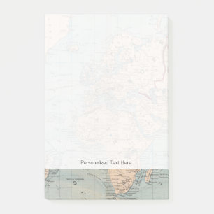 Post-it® Carte du monde sur la projection de Mercator