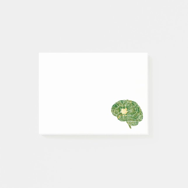 Post-it® Carte mère de circuits de cerveau (Devant)