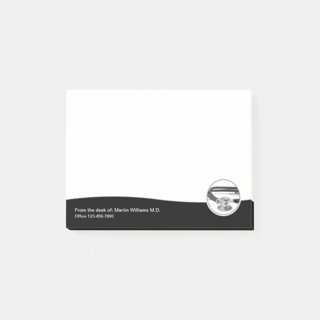 Post-it® Cartes détachées du cabinet médical Médicale (Devant)