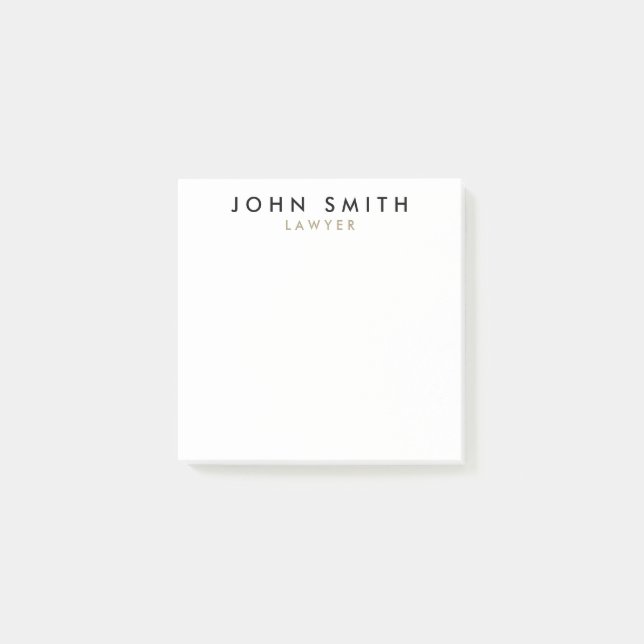 Post-it® Cartes professionnelles (Devant)