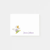Carton amusant personnalisé Flying Duck Bloc-notes