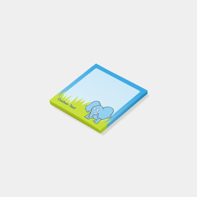 Post-it® Carton bleu éléphant (Incliné)