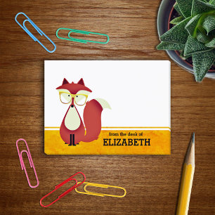 Post-it® Cartoon sucré Red Fox personnalisé
