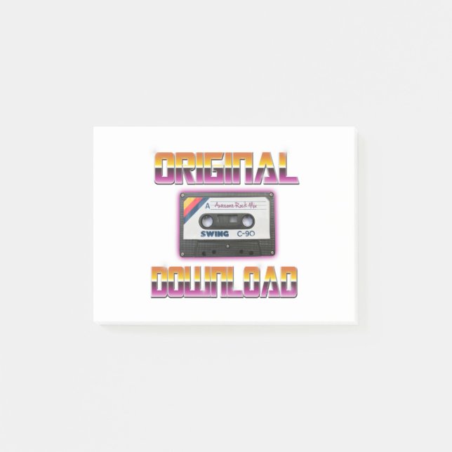Post-it® Cassette de téléchargement d'origine (Devant)