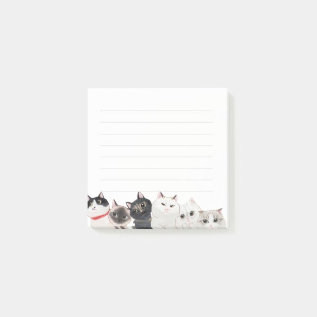 Post-it® Cat Post it Note (Devant)
