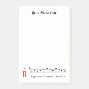 Post-it® Catholique Grégorienne Chant musique classique