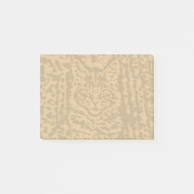 Post-it® Cats de Maine Coon 4 par 3 (Devant)