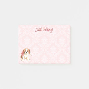 Post-it® Cavalier rose de Valentine