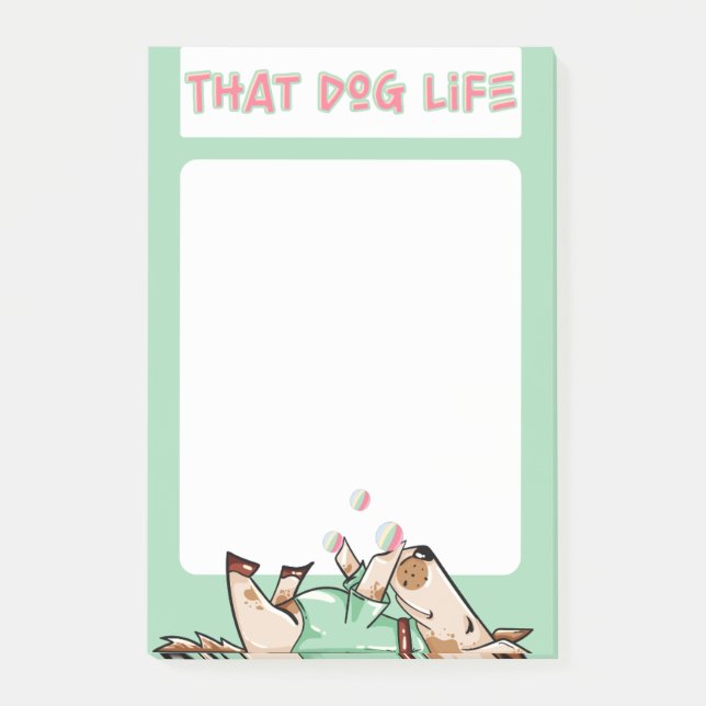 Post-it® Ce Chien Vert Vie (Devant)