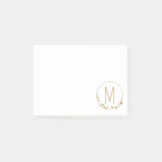 Post-it® Cercle Minimaliste Feuille d'Or