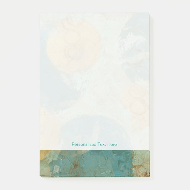 Post-it® Cercles bleus et jaunes (Devant)