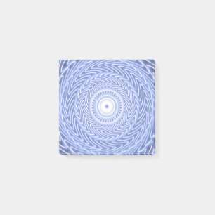 Post-it® Cercles bleus tourbillonner motif
