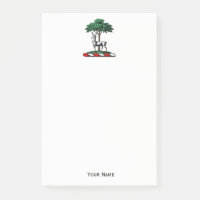 Cerf Daim par Arbre Emblème de Crête Héraldique