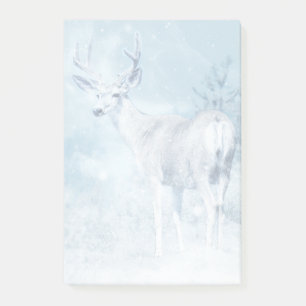 Post-it® Cerfs et pins d'hiver