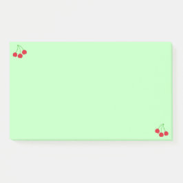 Post-it® Cerises sur les billets Green Postit®