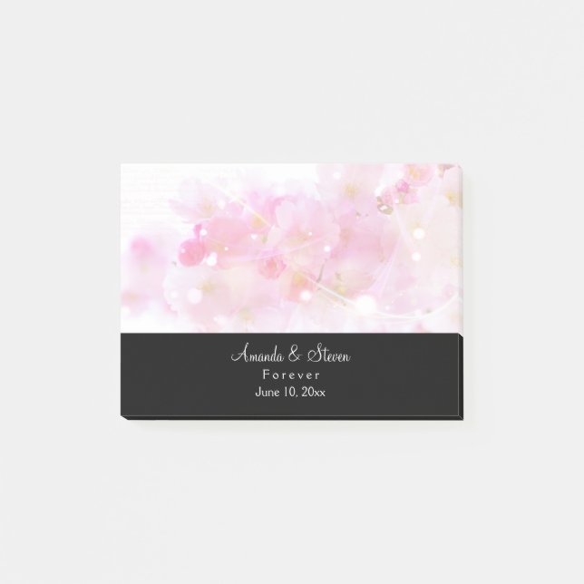 Post-it® Cerisier japonais aux fleurs rose pastel (Devant)