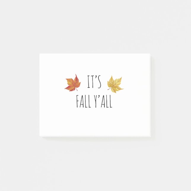 Post-it® C'est automne vous automne inspiré par Dunn de (Devant)
