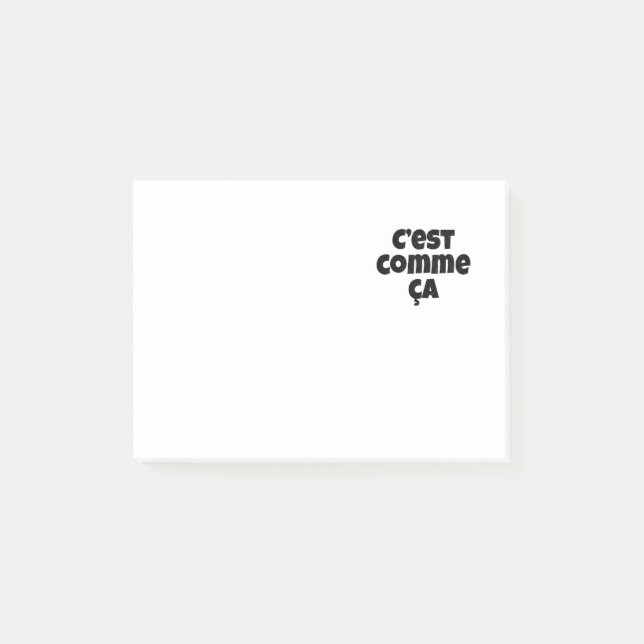 Post-it® C'est juste la manière que c'est - Français de (Devant)