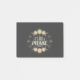 Post-it® C'est juste une phase solaire Eclipse 2025 Lune lu
