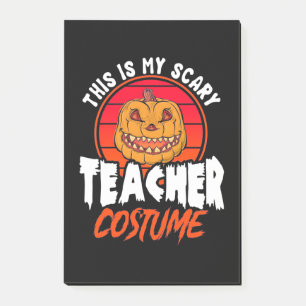 Post-it® C'Est Mon Costume D'Enseignant Effrayant